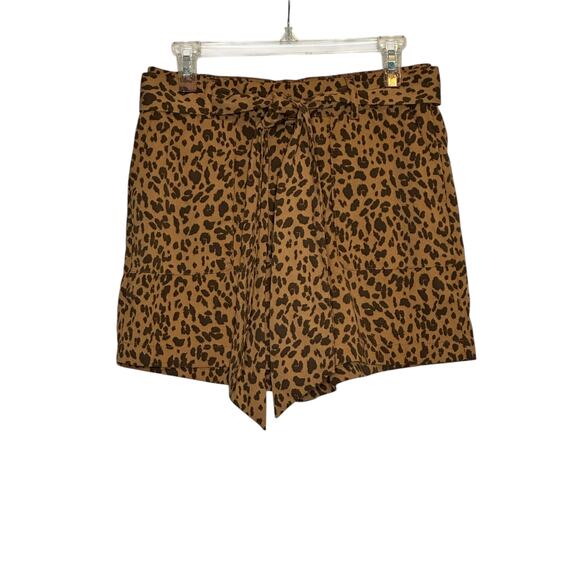 A new day animal print belted shorts size Medium - Picture 9 of 12